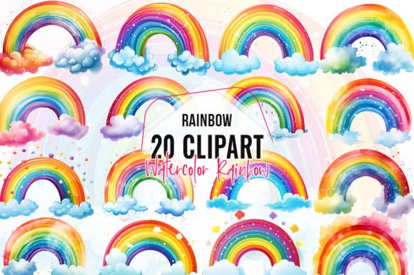 Download Watercolor Rainbow Clipart - Rainbow clipart Collection