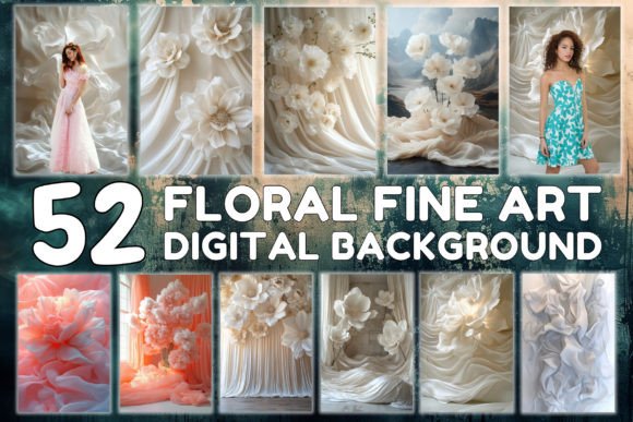 Download Floral Fine Art Digital Backgrounds - Digital backgrounds Collection