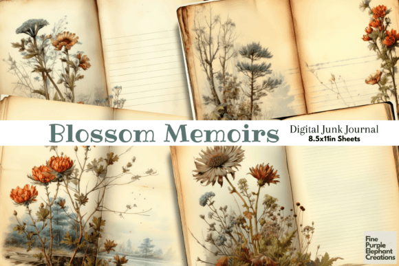 Download Vintage Botany | Junk Journal Pages JPG - Botany Collection